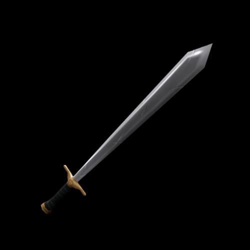 Basic Low Poly Sword Model preview image
